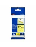 Cinta Adhesiva Brother TZES631 12 mm x 8 m Negro Amarillo Laminado | Tienda24 Tienda24.eu