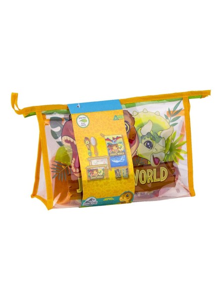 Ensemble de Toilette pour Enfant de Voyage Jurassic Park 4 Pièces Orange | Tienda24 Tienda24.eu