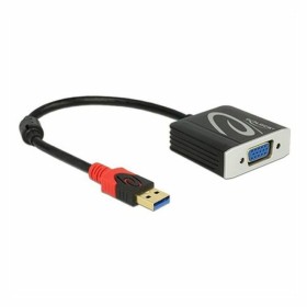 Adaptateur USB 3.0 vers VGA DELOCK 62738 20 cm Noir de DELOCK, Adaptateurs USB-VGA - Réf : S0205150, Prix : 36,54 €, Remise : %