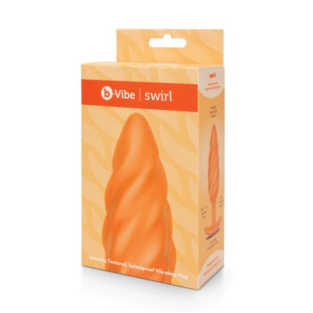 Vibrating Butt Plug B-Vibe Swirl Texture | Tienda24 Tienda24.eu