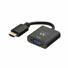 Adaptador HDMI a VGA con Audio Ewent AISCCI0306 EW9864 0,23 m Negro de Ewent, Cables HDMI - Ref: S0210557, Precio: 9,16 €, De...