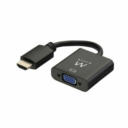 HDMI-zu-VGA-Adapter mit Audio Ewent AISCCI0306 EW9864 0,23 m Schwarz von Ewent, HDMI-Kabel - Ref: S0210557, Preis: 9,16 €, Ra...