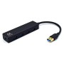 Hub USB Ewent EW1136 4 x USB 3.0 Preto de Ewent, Hubs USB - Ref: S0212948, Preço: 10,66 €, Desconto: %