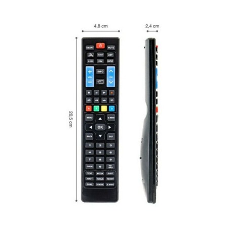 Remote Control for Smart TV Ewent EW1575 Black by Ewent, TV tables and stands - Ref: S0222837, Price: 8,29 €, Discount: %