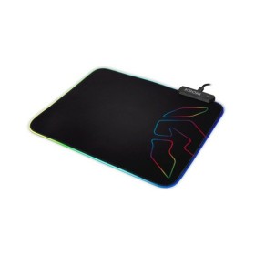 Tapete com iluminação LED para videojogos Krom Knout RGB RGB (32 x 27 x 0,3 cm) Preto de Krom, Acessórios para teclados e rat...