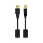 Cable USB 2.0 A a USB B NANOCABLE 10.01.120 Negro | Tienda24 - Global Online Shop Tienda24.eu