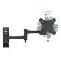 TV Wall Mount with Arm TooQ LP2323TN-B 13" - 27" 15 kg Black by TooQ, TV tables and stands - Ref: S0225405, Price: 33,25 €, D...