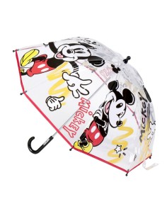 Guarda-Chuva Mickey Mouse Transparente Ø 71 cm Vermelho de Mickey Mouse, Clássicos - Ref: S0736734, Precio: €10.22, Descuento: %