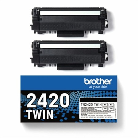 Toner original Brother TN2420TWIN de Brother, Toners et encre pour imprimante - Réf : S0232904, Prix : 170,71 €, Remise : %