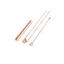 Bullet Vibrator Le Wand Necklace Pendant Rose Gold | Tienda24 Tienda24.eu