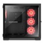 Boîtier ATX semi-tour Nox NXHUMMERASTRABK Ventillateur x 4 Noir de Nox, Boîtiers pour ordinateurs de bureau - Réf : S0234962,...