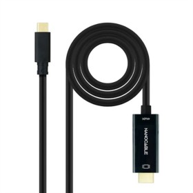 Câble USB C vers HDMI NANOCABLE 10.15.5132 Noir 1,8 m 4K Ultra HD de NANOCABLE, Câbles USB - Réf : S0236571, Prix : 11,16 €, ...