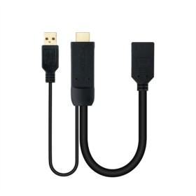 Cabo HDMI TooQ 10.15.3700 V2.0 Preto 50 cm | Tienda24 - Global Online Shop Tienda24.eu