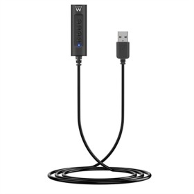 Audio Jack Adapter Ewent EW3569 Built-in microphone 50 cm Black by Ewent, USB Cables - Ref: S0237769, Price: 6,74 €, Discount: %