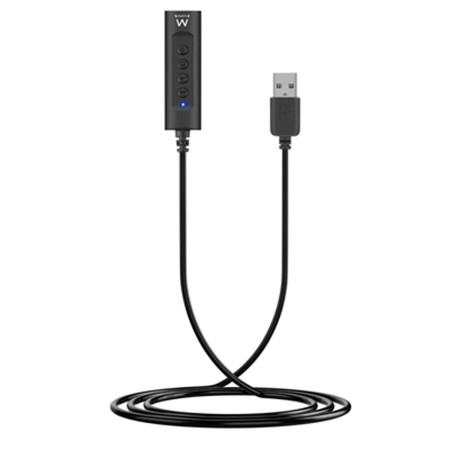 Adattatore Audio Jack Ewent EW3569 Microfono integrato 50 cm Nero di Ewent, Cavi USB - Rif: S0237769, Prezzo: 6,74 €, Sconto: %