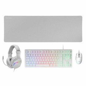 clavier et souris Mars Gaming MCPRGB3WES Blanc de Mars Gaming, Ensembles Clavier et Souris - Réf : S0238989, Prix : 42,20 €, ...