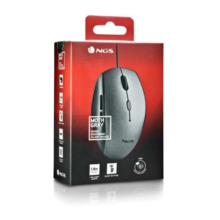 Mouse NGS ERGO Grey by NGS, Mice - Ref: S0239179, Price: 6,46 €, Discount: %