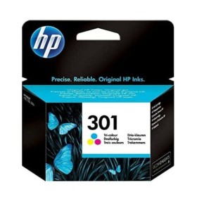 Original Tintenpatrone HP 301 Schwarz Dreifarbig Zyanblau/Magenta/Gelb (3 pcs) von HP, Toner und Druckertinte - Ref: S0239710...