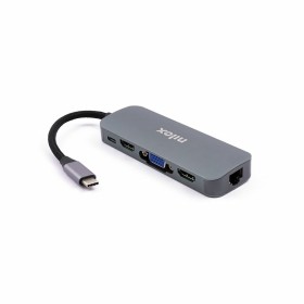 Dockstation Nilox NXDSUSBC03 Gris de Nilox, Hubs USB - Ref: S0240572, Precio: 52,97 €, Descuento: %