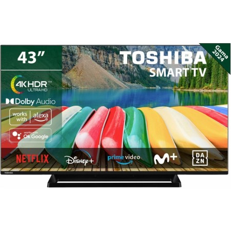 TV intelligente Toshiba 43UV3363DG 43" 4K Ultra HD LED HDR D-LED HDR10 de Toshiba, Téléviseurs - Réf : S0241221, Prix : 317,0...