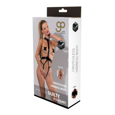 Conjunto de Lencería Guilty Pleasure Negro (M) | Tienda24 Tienda24.eu