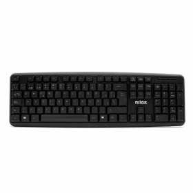 Tastatur Nilox NXKBE000002 Schwarz Qwerty Spanisch QWERTY von Nilox, Tastaturen - Ref: S0241558, Preis: 8,95 €, Rabatt: %