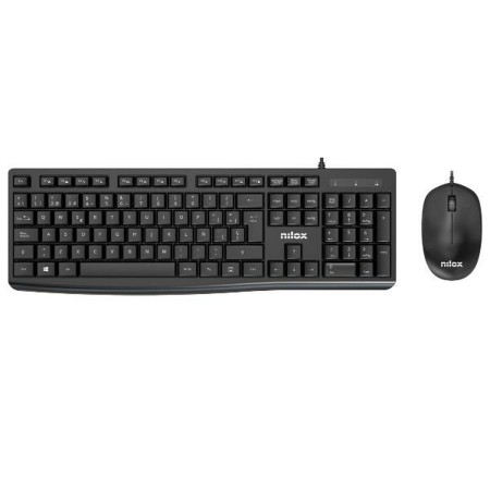 Teclado y Ratón Nilox NXKME0012 de Nilox, Packs de teclado y ratón - Ref: S0241568, Precio: 9,35 €, Descuento: %