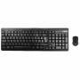 Tastiera e Mouse Wireless Nilox NXKMWE0001 Nero Qwerty in Spagnolo QWERTY di Nilox, Set tastiera e Mouse - Rif: S0241573, Pre...