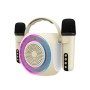 Speaker with Karaoke Microphone Celly PARTYMIC2WH White 6 W 5 W 4 W by Celly, Portable speakers and speakers with docking sta...