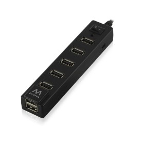 Hub USB Ewent EW1130 Noir de Ewent, Hubs USB - Réf : S0241839, Prix : 11,91 €, Remise : %