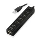 Hub USB Ewent EW1130 Noir de Ewent, Hubs USB - Réf : S0241839, Prix : 11,76 €, Remise : %