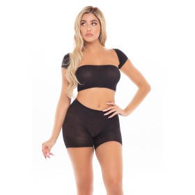 Ensemble de Lingerie Exposed Noir (XXL) | Tienda24 Tienda24.eu