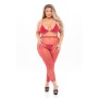 Conjunto de Lingerie Pink Lipstick Vermelho (XL) | Tienda24 Tienda24.eu