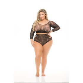 Unterwäsche-Set Bombshell Boudoir Schwarz (M) | Tienda24 Tienda24.eu