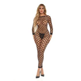 Bodystocking Pink Lipstick Black (One size) | Tienda24 Tienda24.eu