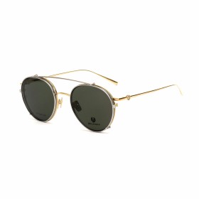 Montura de Gafas + Gafas de sol Belstaff JAGGED-CLIP-ON-DORADO-GRIS Ø 53 mm Clip On de Belstaff, Gafas y accesorios - Ref: S0...