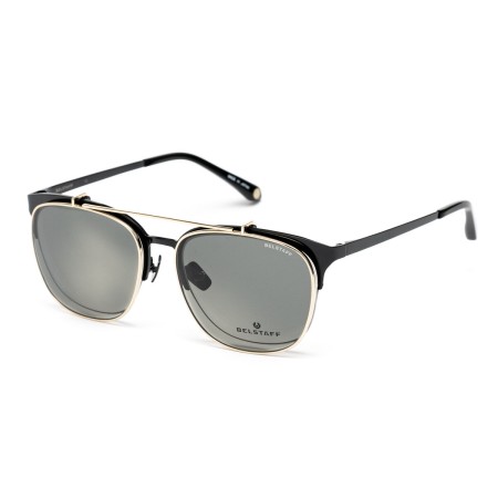 Eyeglass Frame + Sunglasses Belstaff HATCHER-NEGRO-DORADO-W Ø 55 mm Clip On by Belstaff, Glasses and accessories - Ref: S0386...