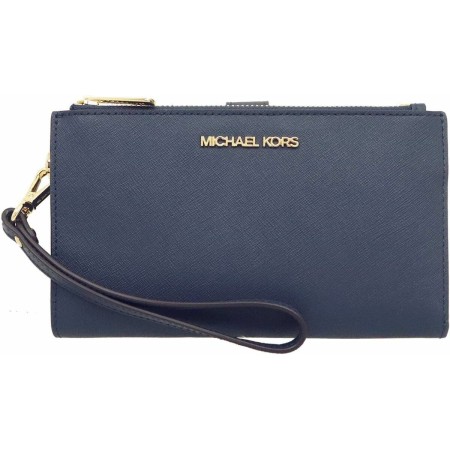 Trousse de toilette Michael Kors 35F8STVW0L-NAVY Bleu Cuir 19 x 11 x 3 cm de Michael Kors, Vanity - Réf : S0387165, Prix : 78...