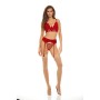 Conjunto de Lencería Bombshell Boudoir Rojo (S) | Tienda24 Tienda24.eu