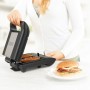 Kontaktgrill Princess Grill Compacto Flex 01.117001.01.001 Schwarz Schwarz/Silberfarben 800 W 700 W von Princess, Sandwichtoa...