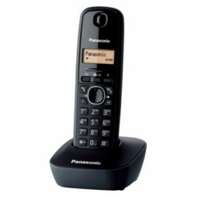 Teléfono Inalámbrico Panasonic KX-TG1611SPH Negro Ambar de Panasonic, Teléfonos analógicos - Ref: S0400907, Precio: 22,55 €, ...