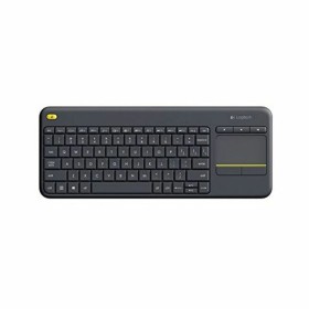 Keyboard with Touchpad Logitech K400 Plus Black by Logitech, Keyboards - Ref: S0401588, Price: 39,76 €, Discount: %