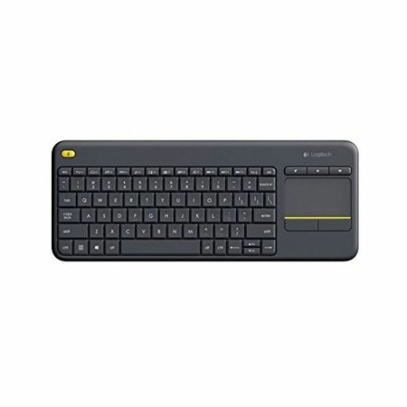 Clavier avec pavé tactile Logitech K400 Plus Noir de Logitech, Claviers - Réf : S0401588, Prix : 39,77 €, Remise : %