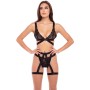 Conjunto de Lingerie René Rofé Preto (M/L) | Tienda24 Tienda24.eu