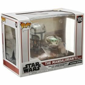 Action Figure Funko STAR WARS THE MANDALORIAN & BABY YODA by Funko Pop!, Bobbleheads & Busts - Ref: S0437989, Price: 30,64 €,...