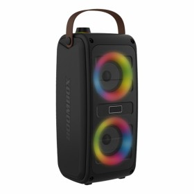 Altifalante Bluetooth Portátil Denver Electronics Preto LED RGB de Denver Electronics, Auriculares portáteis e altifalantes c...