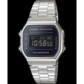 Montre Homme Casio A168WEM-1EF Noir Argenté de Casio, Montres bracelet - Réf : S0449576, Prix : 40,67 €, Remise : %