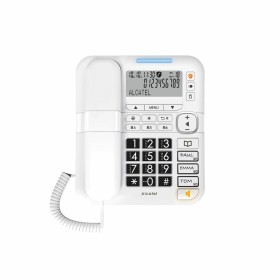 Téléphone fixe Alcatel TMAX Blanc de Alcatel, Téléphones fixes et résidentiels - Réf : S0455707, Prix : 36,08 €, Remise : %