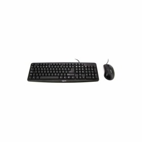 Keyboard and Mouse iggual QWERTY USB Black Spanish Qwerty by iggual, Keyboard & Mouse Sets - Ref: S0455798, Price: 9,43 €, Di...