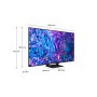 TV intelligente Samsung TQ55Q70D 4K Ultra HD 55" QLED AMD FreeSync de Samsung, Téléviseurs - Réf : S0457719, Prix : 973,61 €,...